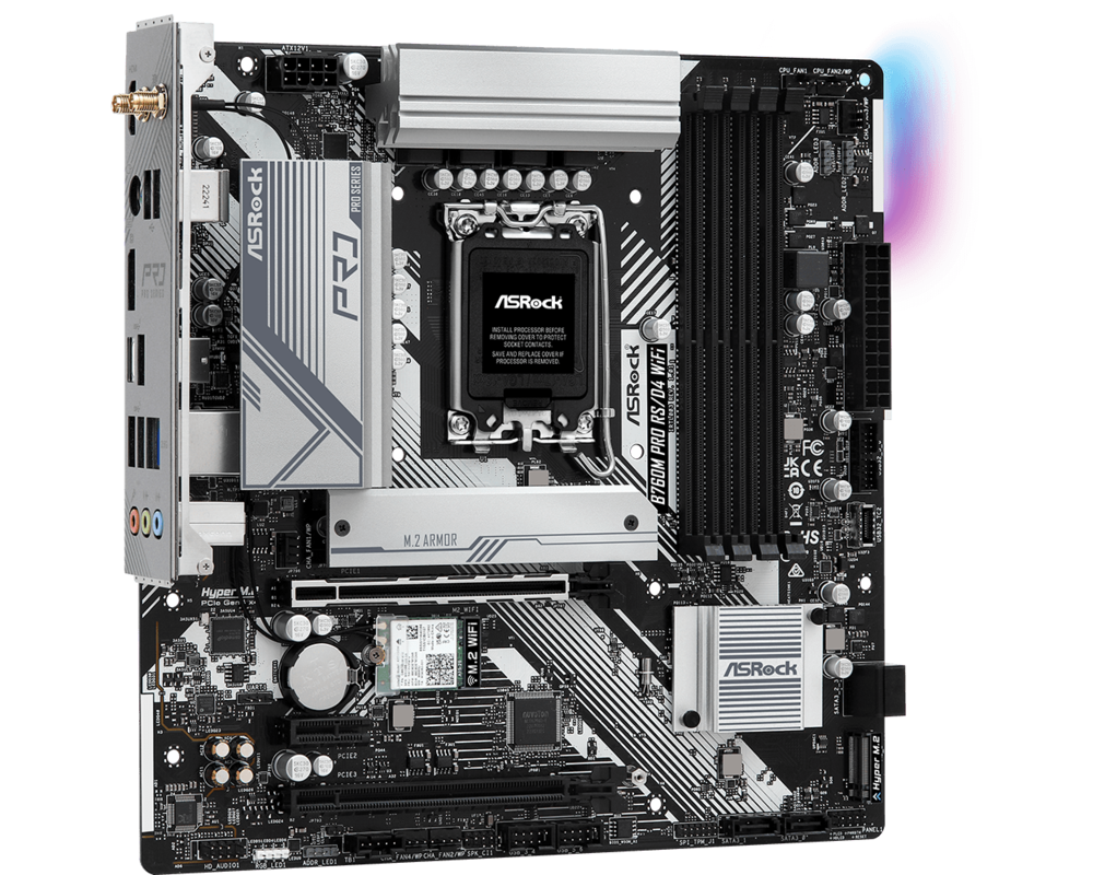 Дънна платка ASROCK MB Desktop B760M Pro RS Wi-Fi 11
