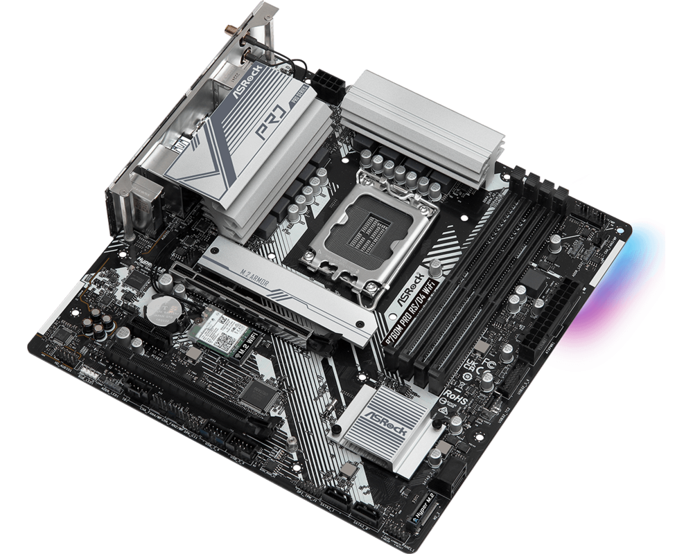 Дънна платка ASROCK MB Desktop B760M Pro RS Wi-Fi 12