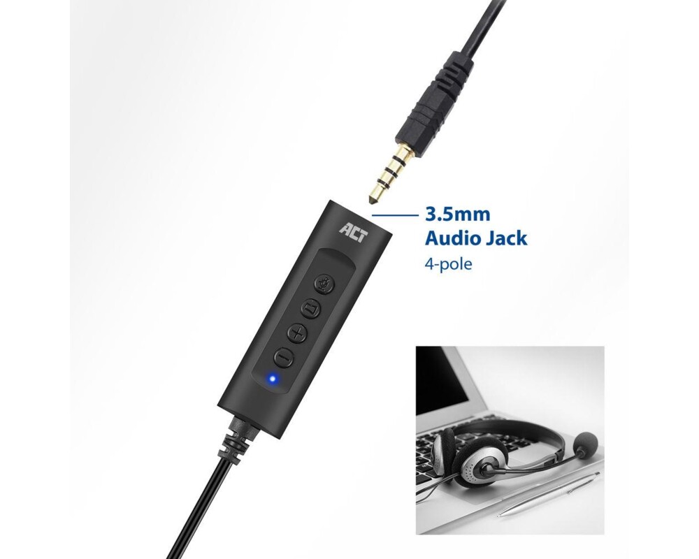 Звукова карта Ewent AC9360, 2.0, USB, 3.5 mm, Черна 4
