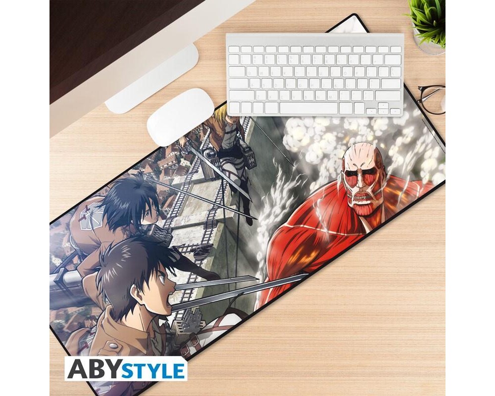 Пад за мишка Геймърски ABYSTYLE - ATTACK ON TITAN - Eren vs Colossal Titan, XXL 2