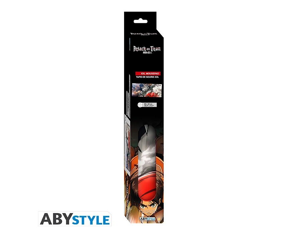 Пад за мишка Геймърски ABYSTYLE - ATTACK ON TITAN - Eren vs Colossal Titan, XXL 3