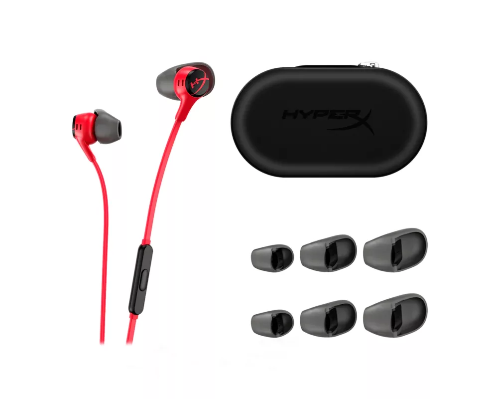 Слушалки HP HyperX Cloud Earbuds II Red 5