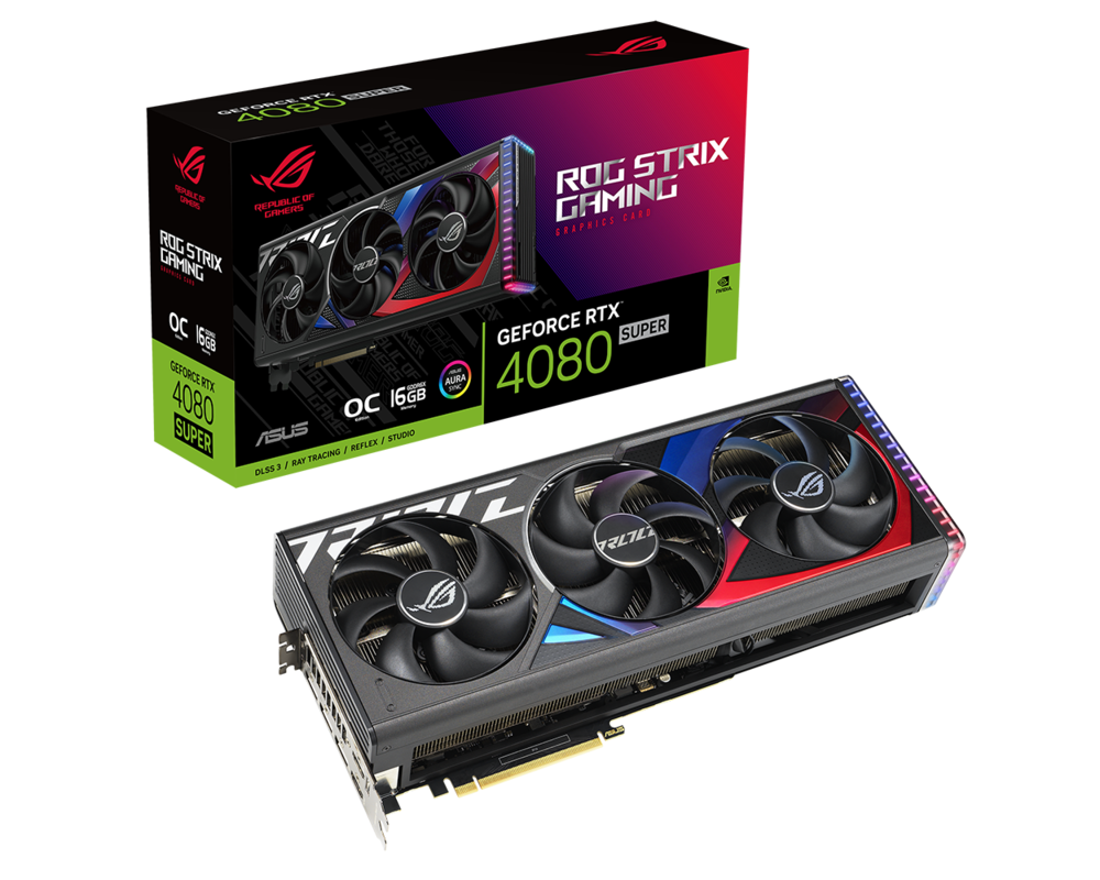 Видеокарта ASUS ROG Strix GeForce RTX™ 4080 SUPER 16GB GDDR6X OC Edition 21