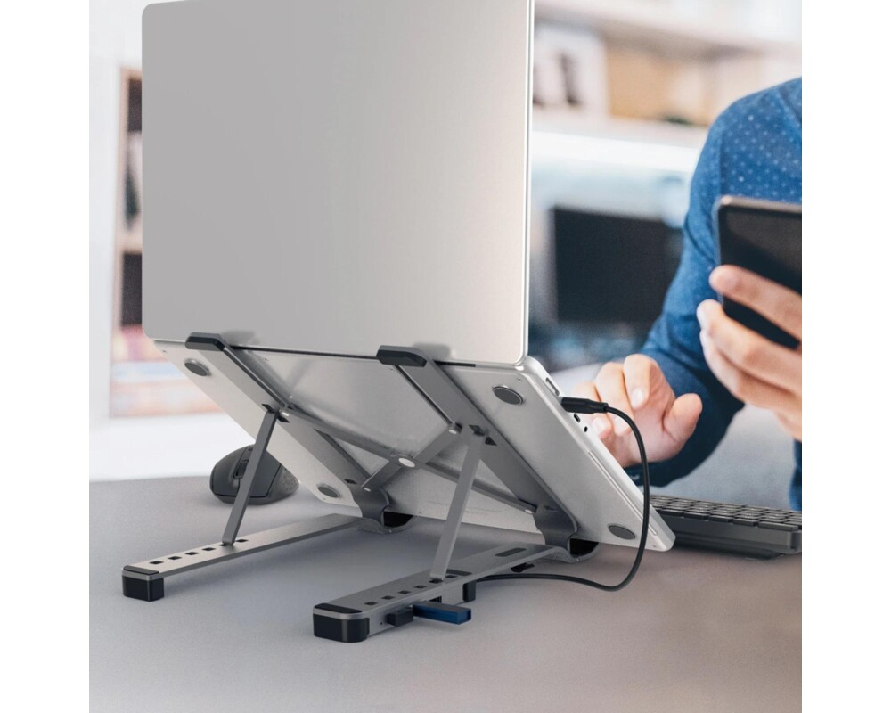Охлаждаща подложка j5create JTS223, 4 портов USB-C хъб, Алуминиева 7