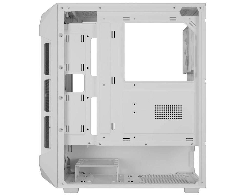 Кутия Gamdias ATX - AURA GC1 Elite White - Mesh 16