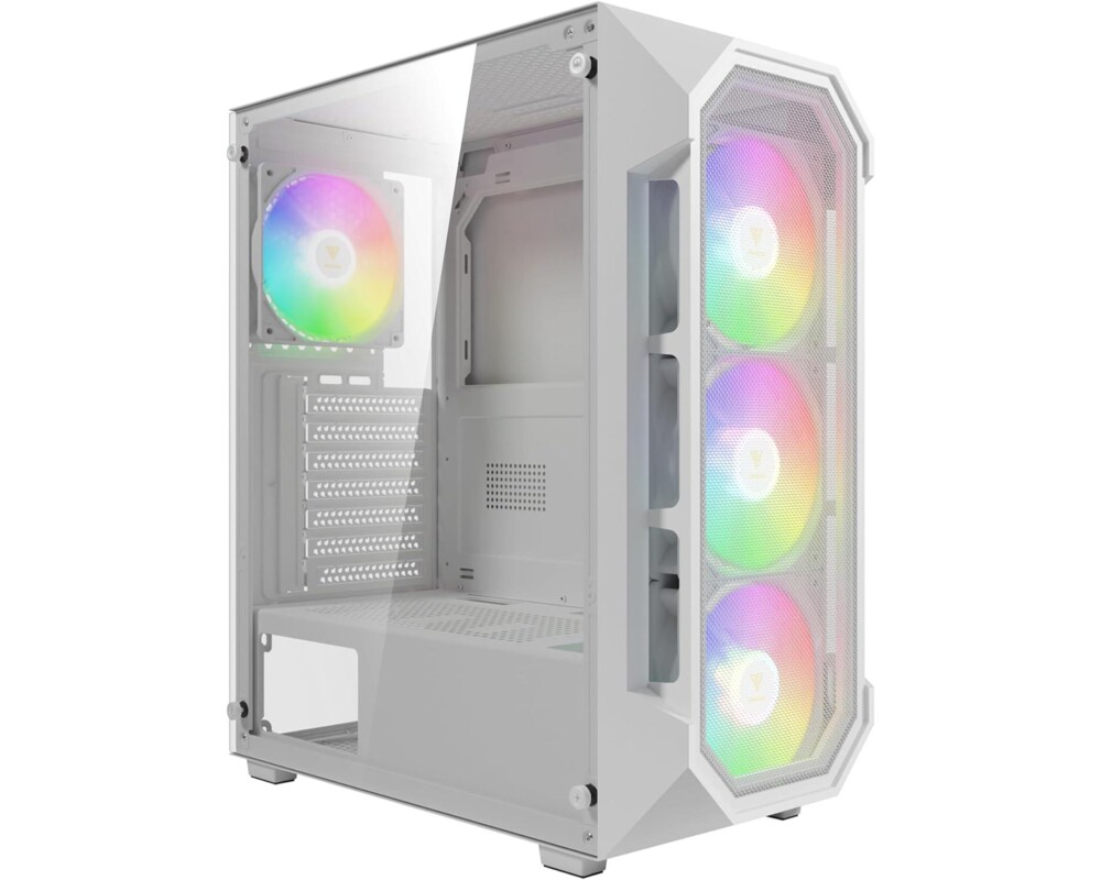 Кутия Gamdias ATX - AURA GC1 Elite White - Mesh 11