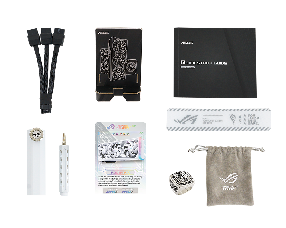 Видеокарта ASUS ROG STRIX RTX 4080 SUPER OC 16GB GDDR6X White 10