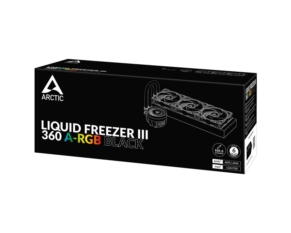 Охладител за процесор Arctic Liquid Freezer III 360 A-RGB Blac... 22