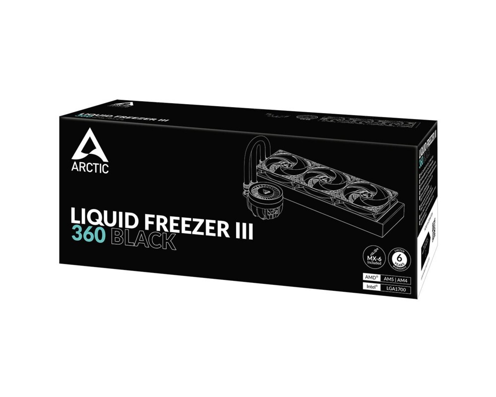 Охладител за процесор Arctic Liquid Freezer III 360 Black 12
