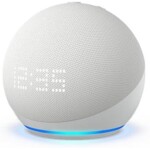 <span>Тонколони</span> Amazon Echo Dot 5, B09B8vn8yq, Гласов асистент, Alexa, Часовник, Бяла <span class='catalog-num-in-name'>ECHO-DOT5-GLWH-CL</span> - 