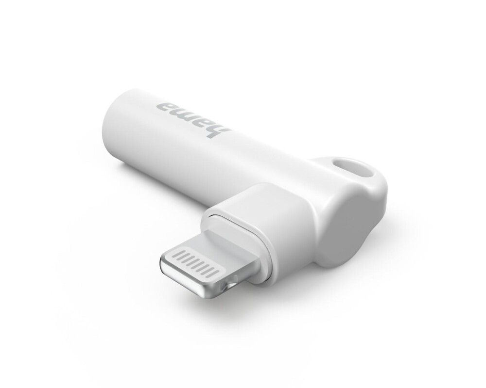 Адаптери HAMA Lightning - 3,5 mm жак, 90°, 201700 3