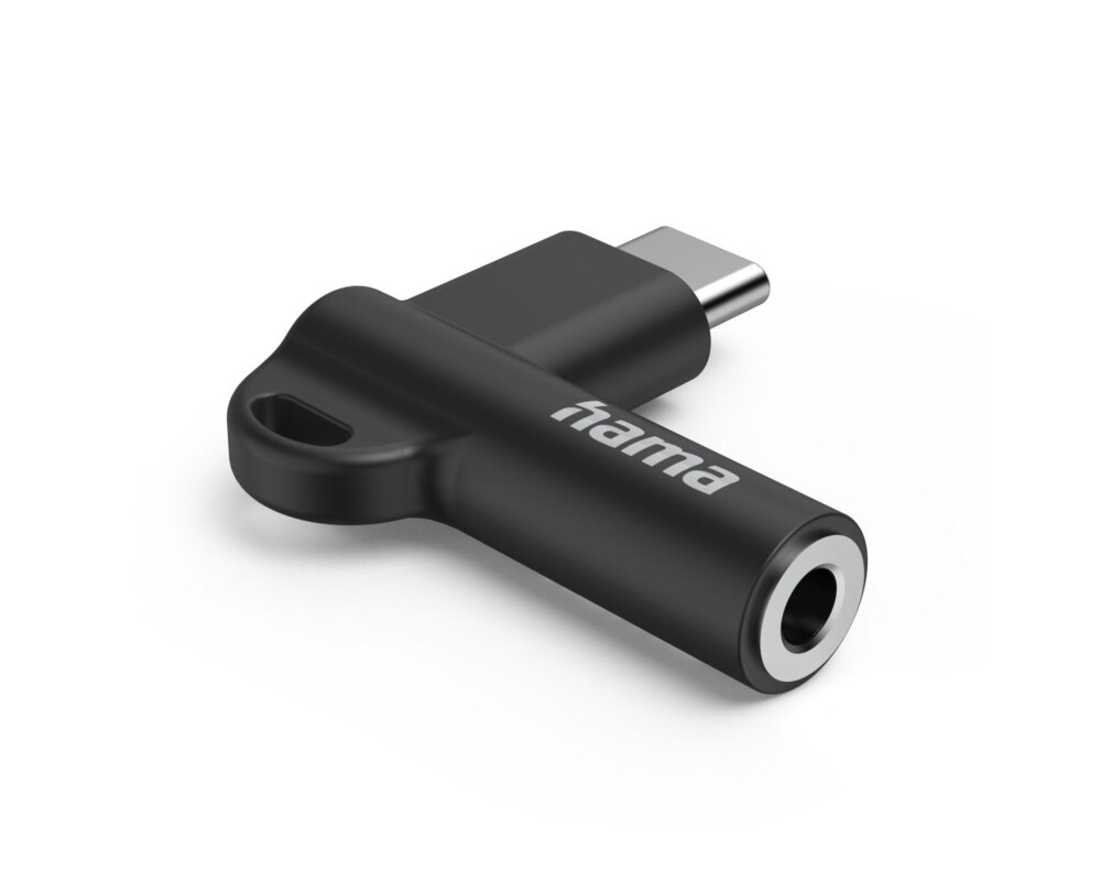 Адаптери Hama, USB-C – 3,5 mm жак, Aux, 90°, 201701 2