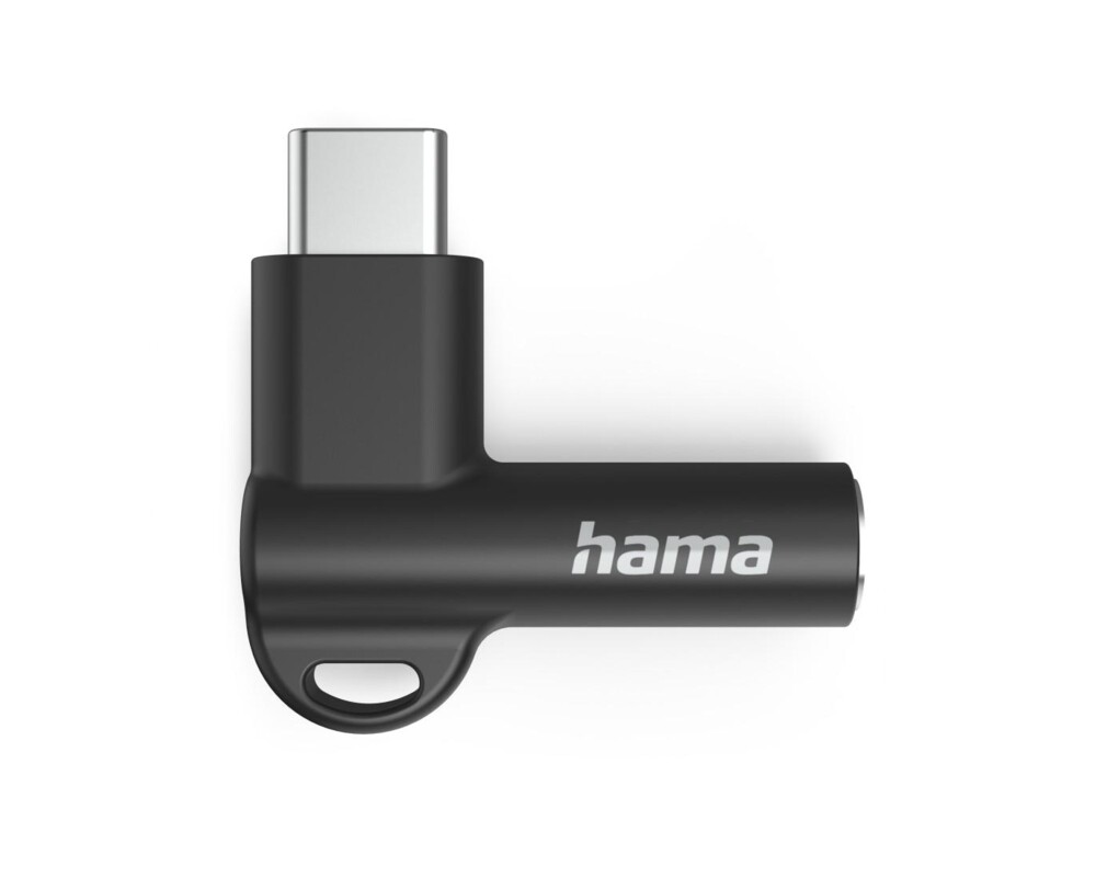 Адаптери Hama, USB-C – 3,5 mm жак, Aux, 90°, 201701 4
