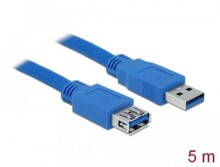  Удължителен кабел Delock USB-A мъжко - USB-А женско, 5 м, Екраниран, Син 702463 DELOCK-82541 на топ цена - PIC.bg