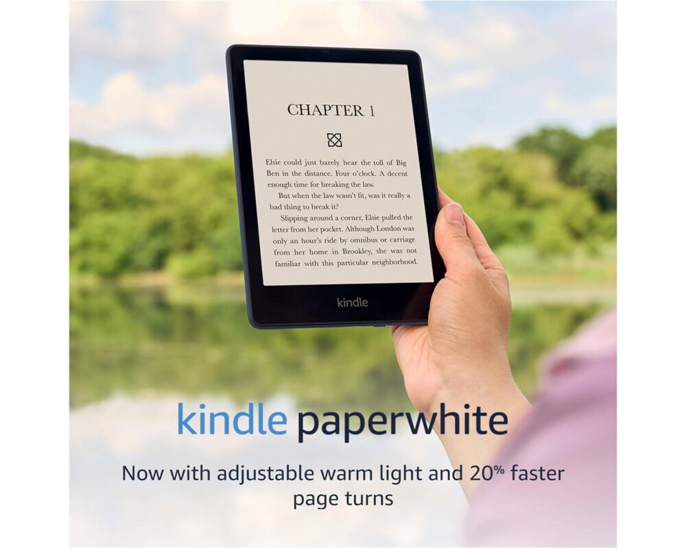 Електронна книга eBook Kindle Paperwhite 6.8", 16GB, 2023, 11 генерация, IPX8, Зелен 2