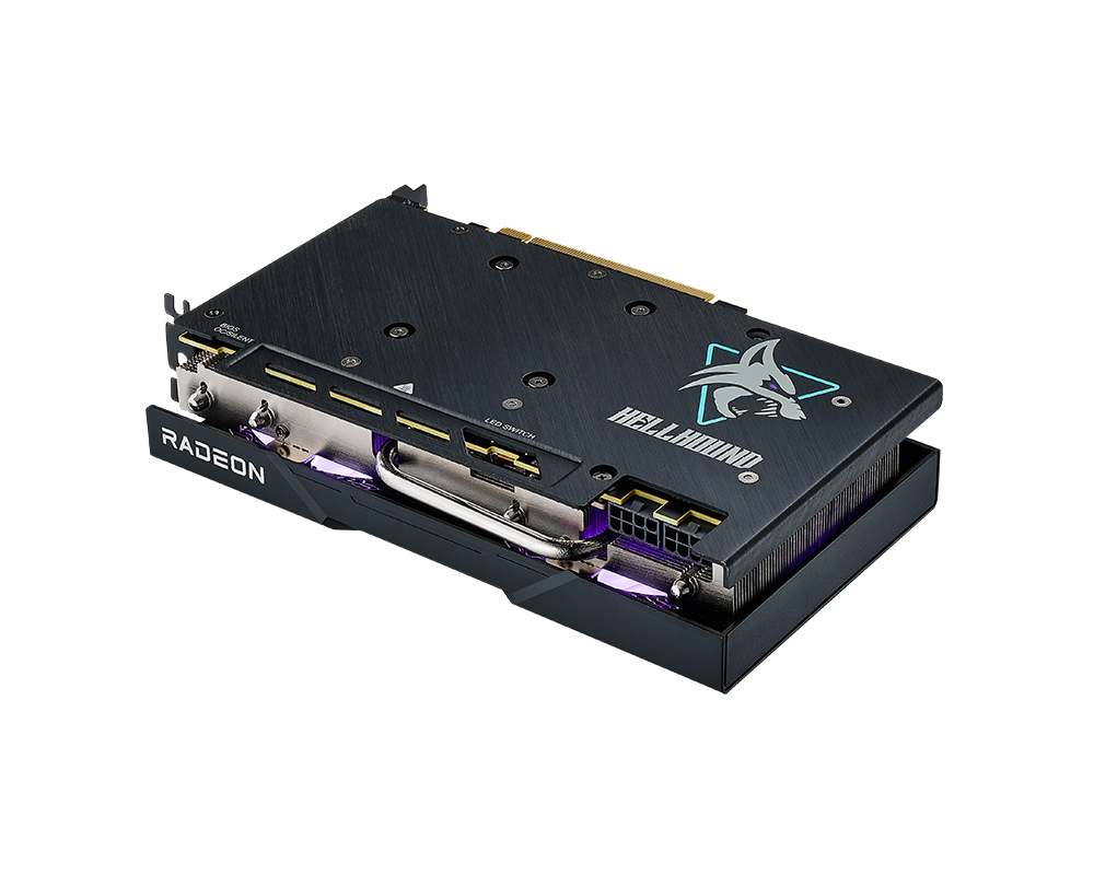 Видеокарта POWERCOLOR RX 7600 XT Hellhound 16GB OC 3