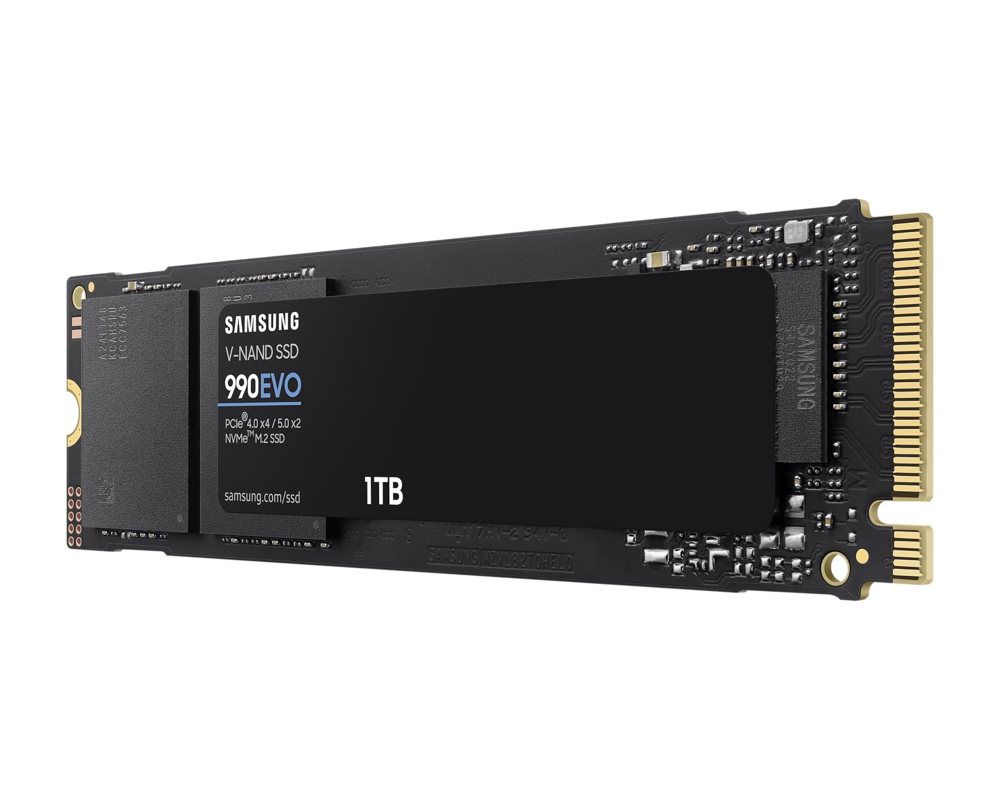 SSD Samsung SSD 990 EVO 1TB PCIe 4.0 NVMe 2.0 M.2 V-NAND TLC 8