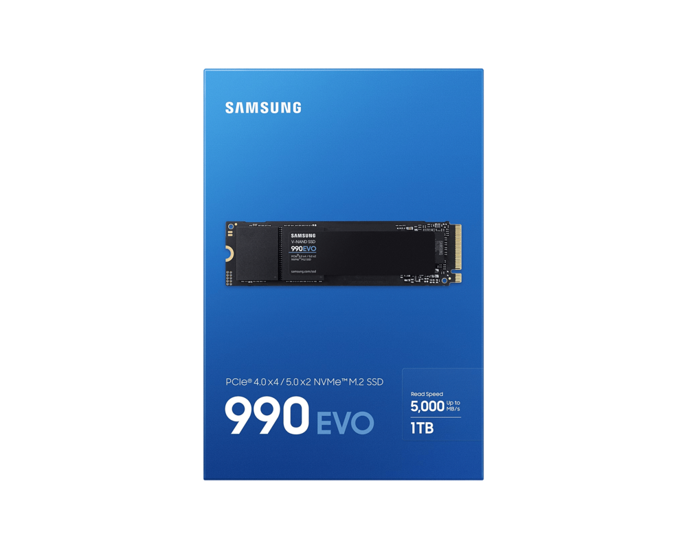 SSD Samsung SSD 990 EVO 1TB PCIe 4.0 NVMe 2.0 M.2 V-NAND TLC 9