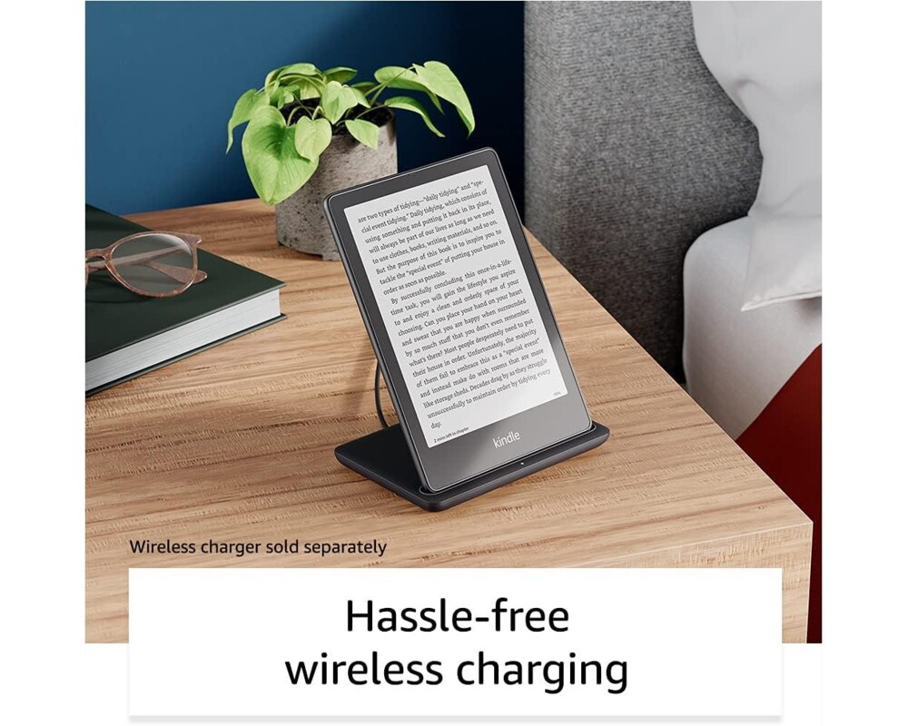 Електронна книга eBook Kindle Paperwhite Signature Edition, 6.8", 32GB, 2021, 11 генерация, IPX8, Зелен 2