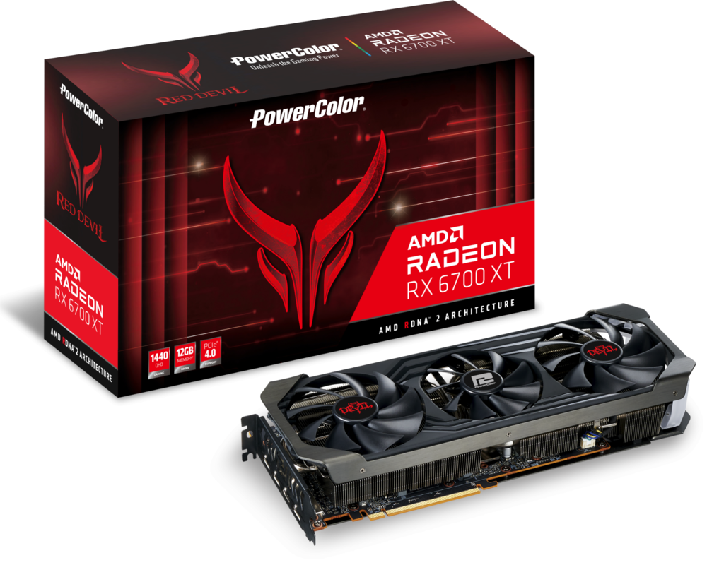 Видеокарта Red Devil AMD Radeon RX 6700 XT 12GB GDDR6 5