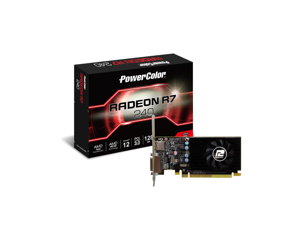 Видеокарта Видеокарта PowerColor AMD Radeon R7 240 4GB 128BIT GDDR5 4
