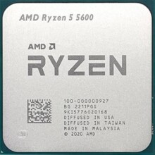  AMD Ryzen 5 5600 (6-ядрен), Tray 704298 100-000001584BOX на топ цена - PIC.bg