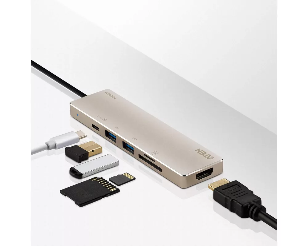 Докинг станция Докинг станция ATEN UH3239, USB-C, Power Pass-Through 4