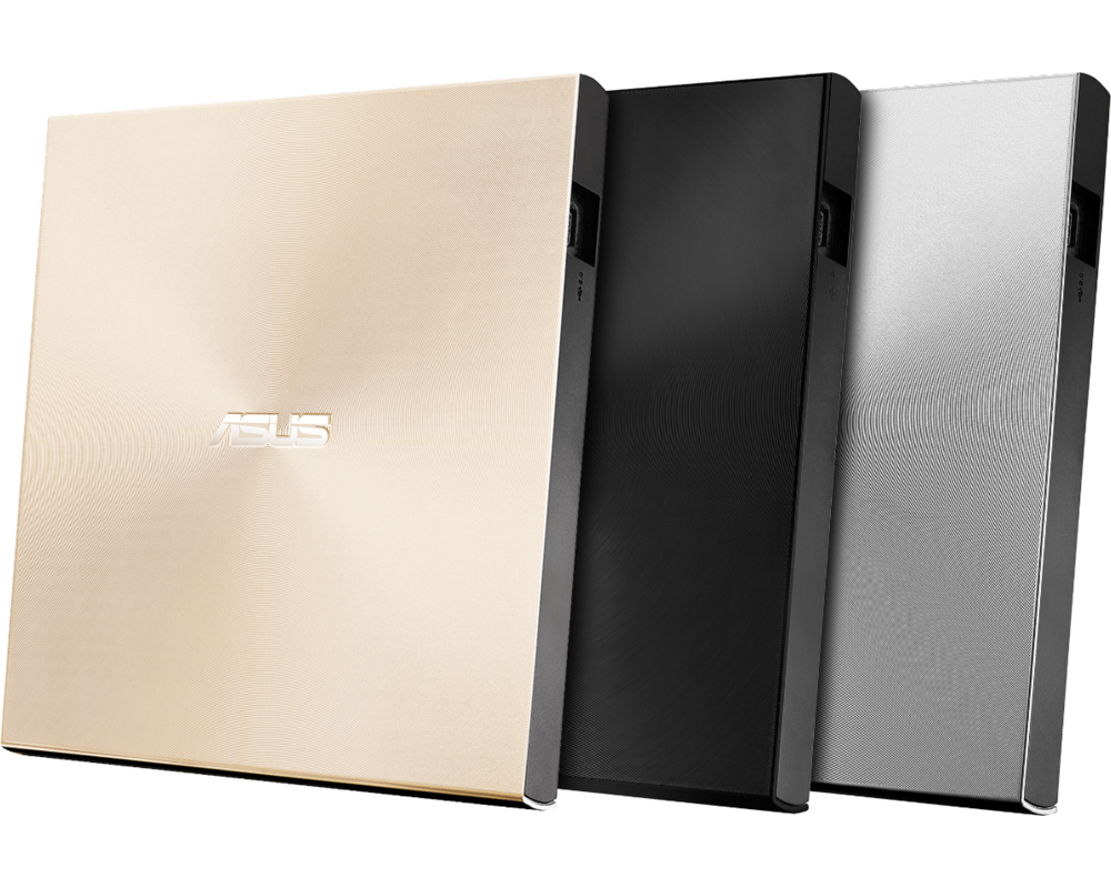 Оптично устройство ASUS ZenDrive U9M USB-C ext.Ultra SLIM DVD Writer incl.USB-C cabel Brennsoftware+Nero Backup App gold 7