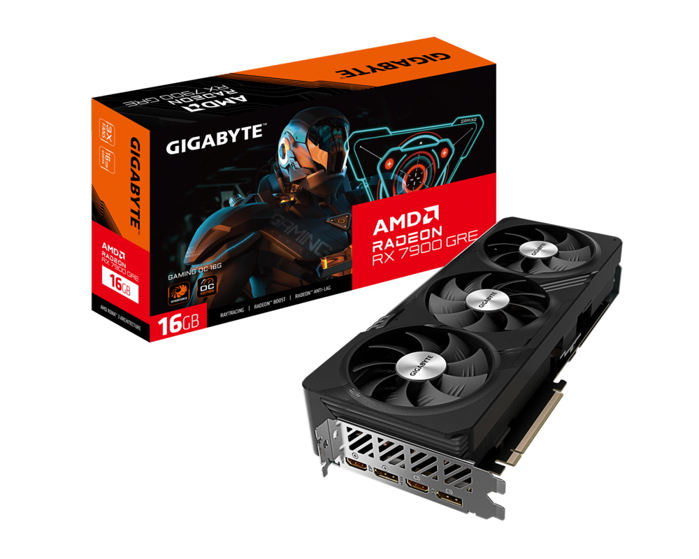 Видеокарта GIGABYTE RX 7900 GRE GAMING OC 8