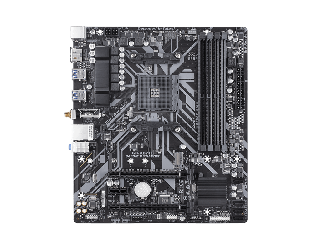 Дънна платка GB B450M DS3H WIFI /AM4 5