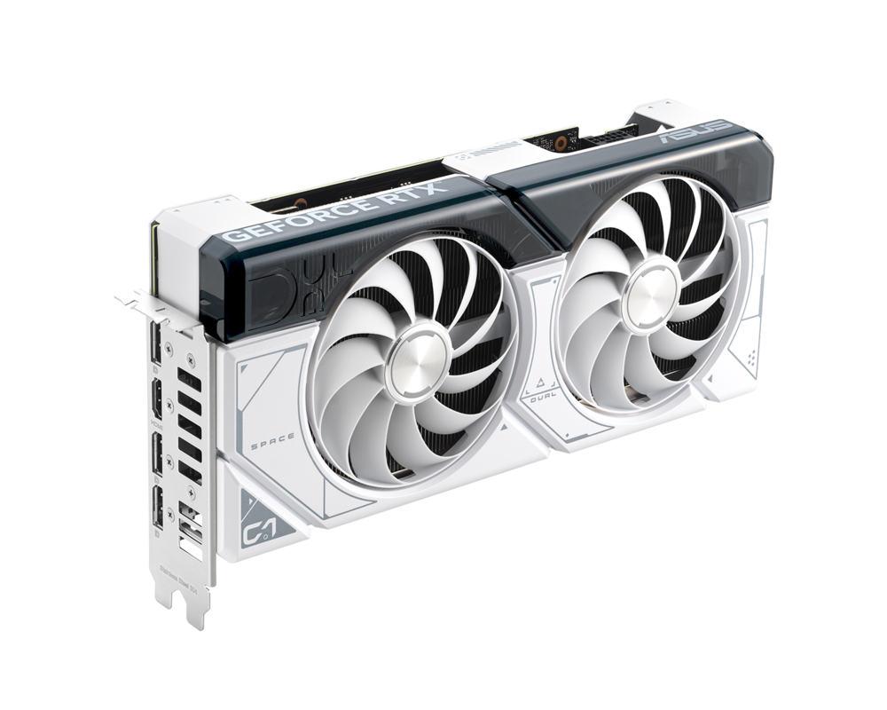 Видеокарта ASUS DUAL RTX4070 SUPER OC 12GB WHITE 7