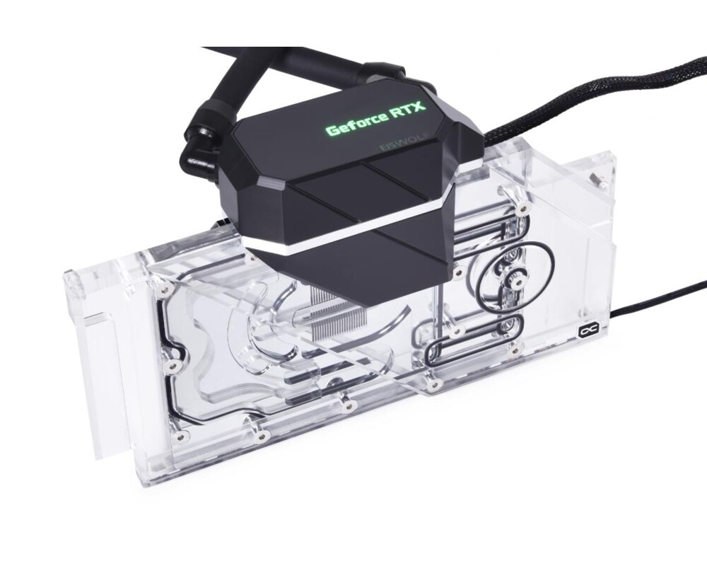 Охладител за видео карта  Alphacool Eiswolf 2 AIO - 360mm RTX 3080/3090 TUF with Backplate 5