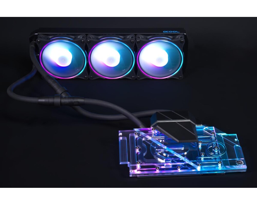 Охладител за видео карта  Alphacool Eiswolf 2 AIO - 360mm RTX 3080/3090 TUF with Backplate 4