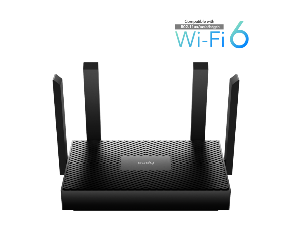 Рутер Cudy WR1500, AX1500, Gigabit Wi-Fi 6, 4×10/100/1000 2