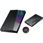 Твърд диск Хард Диск ASUS FX 1TB - 2.5", USB 3.1 Gen1, 256-bit AES, Automatic Backup, Aura Sync RGB 7