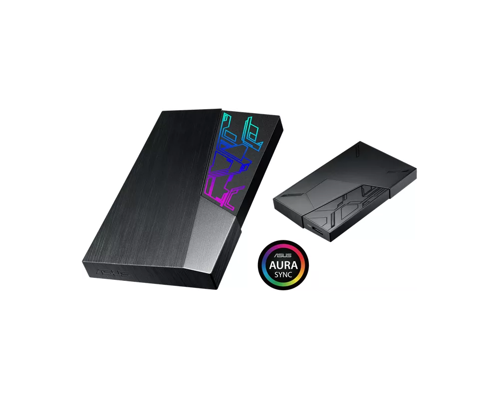Твърд диск Хард Диск ASUS FX 1TB - 2.5", USB 3.1 Gen1, 256-bit AES, Automatic Backup, Aura Sync RGB 7