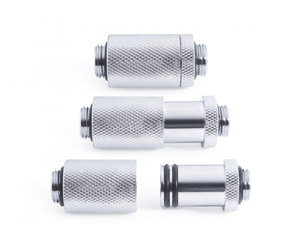 Част за охладител D-Plug Alphacool ES, 31.5mm, G1/4 AG auf G1/4 AG, Сребрист 3