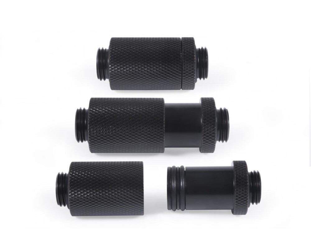 Част за охладител D-Plug Alphacool ES, 31.5mm, G1/4 AG auf G1/4 AG, Черен мат 3