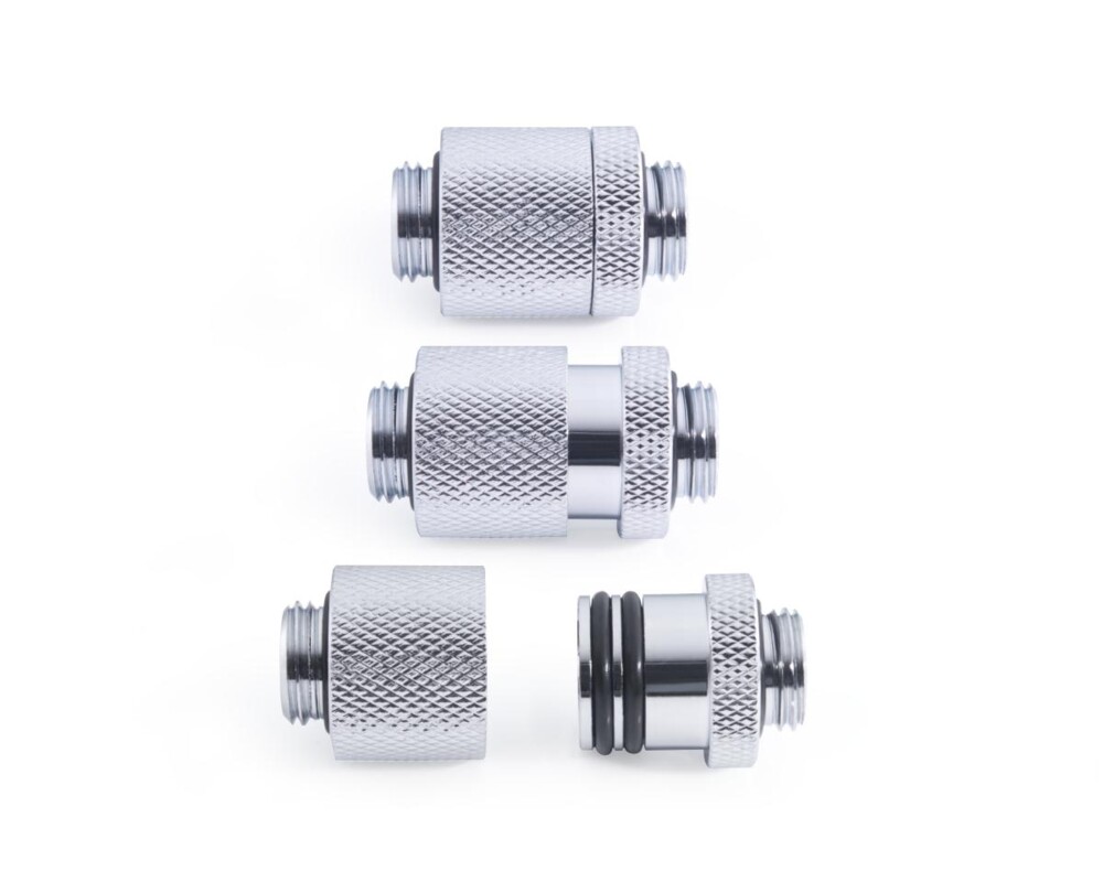 Част за охладител D-Plug Alphacool ES, 20mm, G1/4 AG auf G1/4 AG, Сребрист 3