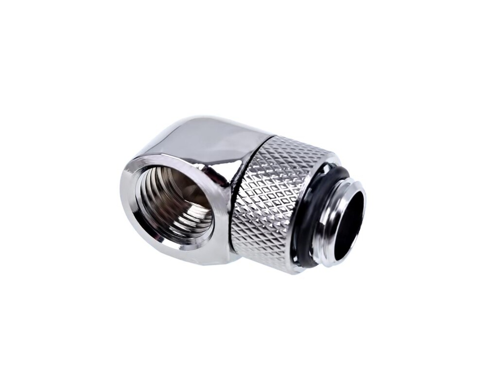 Част за охладител Въртящ се Alphacool Eiszapfen, G1/4 AG auf G1/4 IG, Сребрист 2