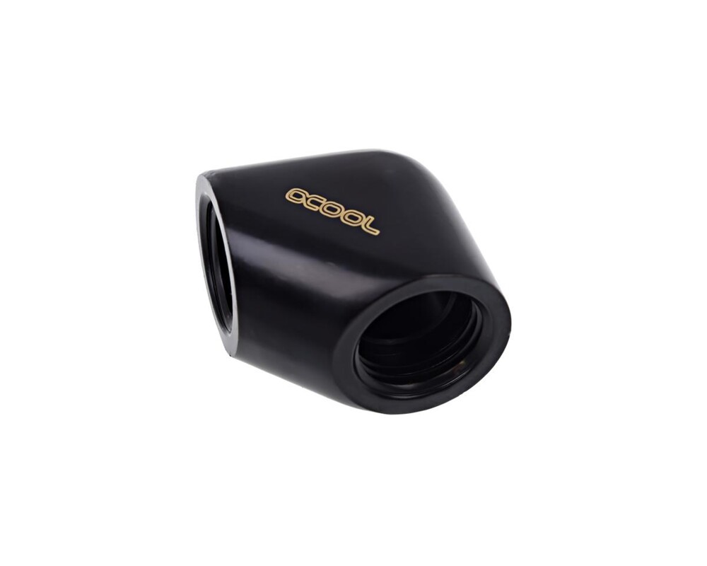 Част за охладител Alphacool Eiszapfen, G1/4 AG вътрешна резба G1/4 IG, Черен мат 2