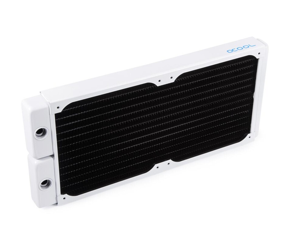 Част за охладител Alphacool NexXxoS ST30 Full Copper 280mm Radiator V.2, White Special Edition 4