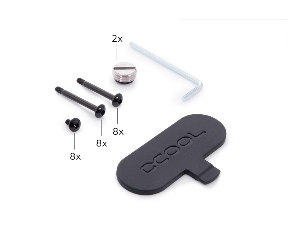 Част за охладител Alphacool NexXxoS ST30 Full Copper 280mm Radiator V.2, White Special Edition 8