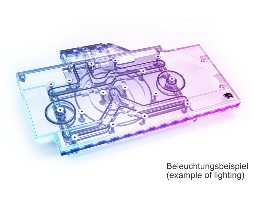 Част за охладител Alphacool Eisblock Aurora Acryl GPX-N RTX 3090/3080 ROG Strix with Backplate 2