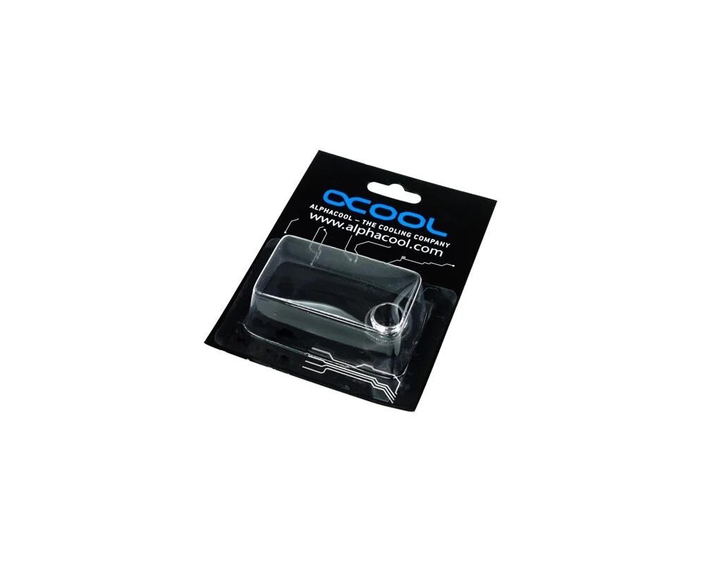 Част за охладител Alphacool HF, Двоен нипел, G1/4 - G1/4, О-пръстен, Сребрист 2