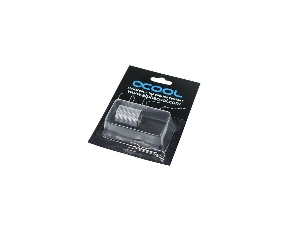 Част за охладител Alphacool, Вътрешна резба G1/4 AG - G1/4 AG, Черен мат 2