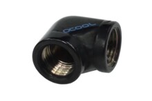  Alphacool HF, Вътрешна резба G1/4 - G1/4, 90°, Черен мат 708391 AC-64216 на топ цена - PIC.bg