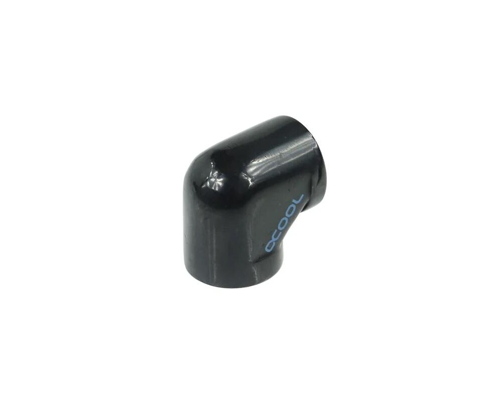 Част за охладител Alphacool HF, Вътрешна резба G1/4 - G1/4, 90°, Черен мат 3