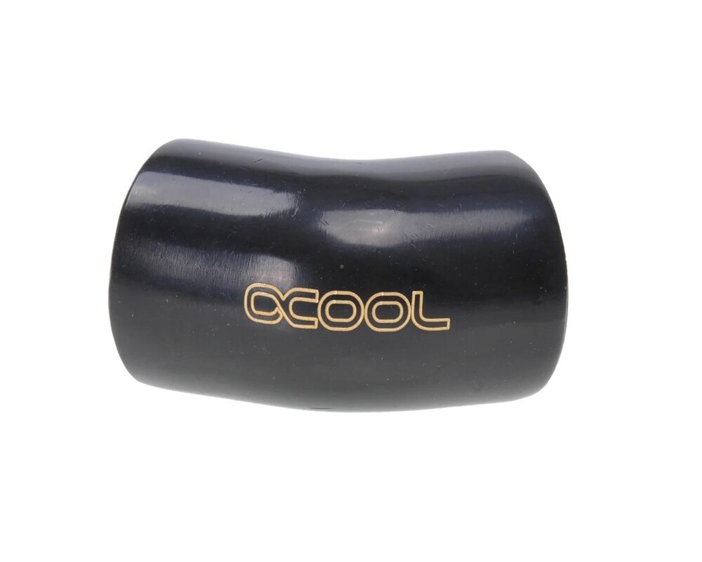 Част за охладител Alphacool HF, Вътрешна резба G1/4 - G1/4, 45°, Черен мат 2