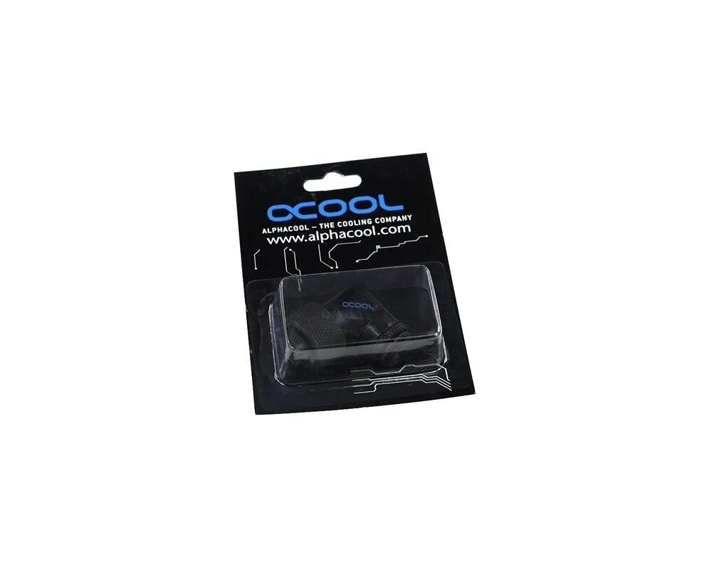 Част за охладител Компресионен Alphacool, 16/10 - G1/4, 90°, Въртящ се, Черен мат 4